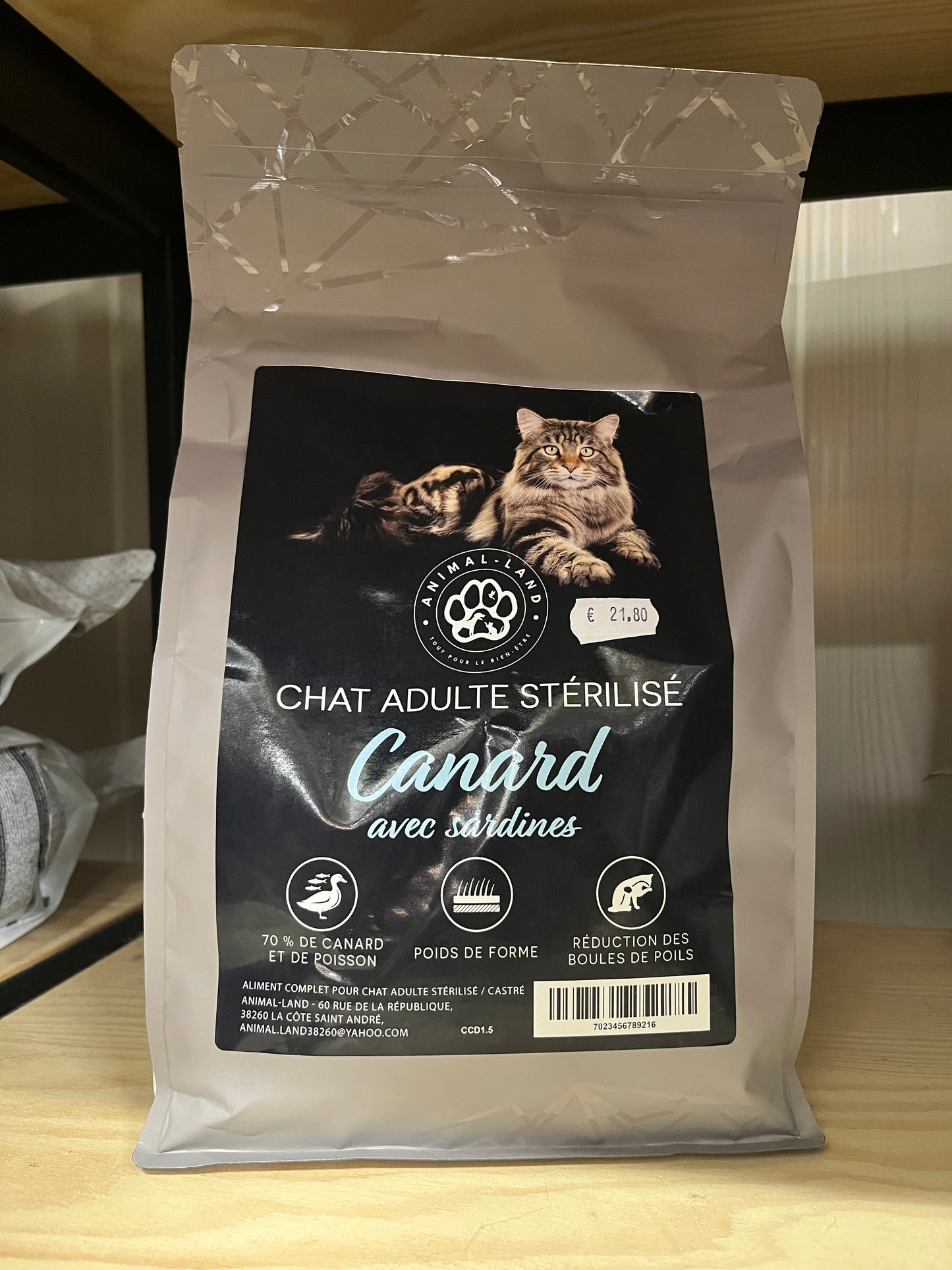 Croquettes Chat Nature Pure 70 – Canard et Sardines