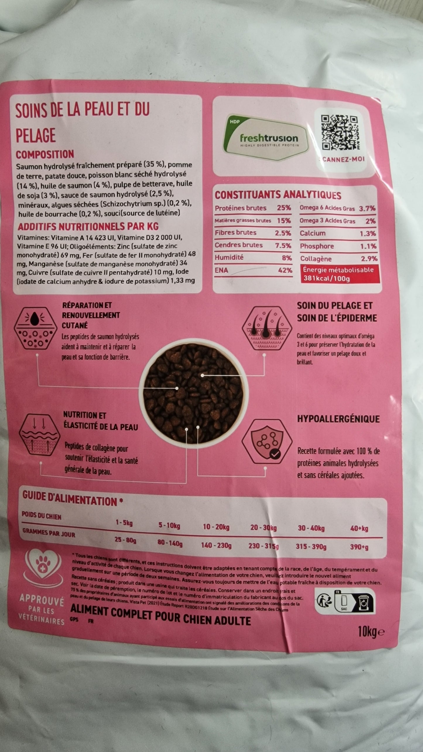 Précision 3 — Peau & Pelage, Saumon hydrolysé - Adulte