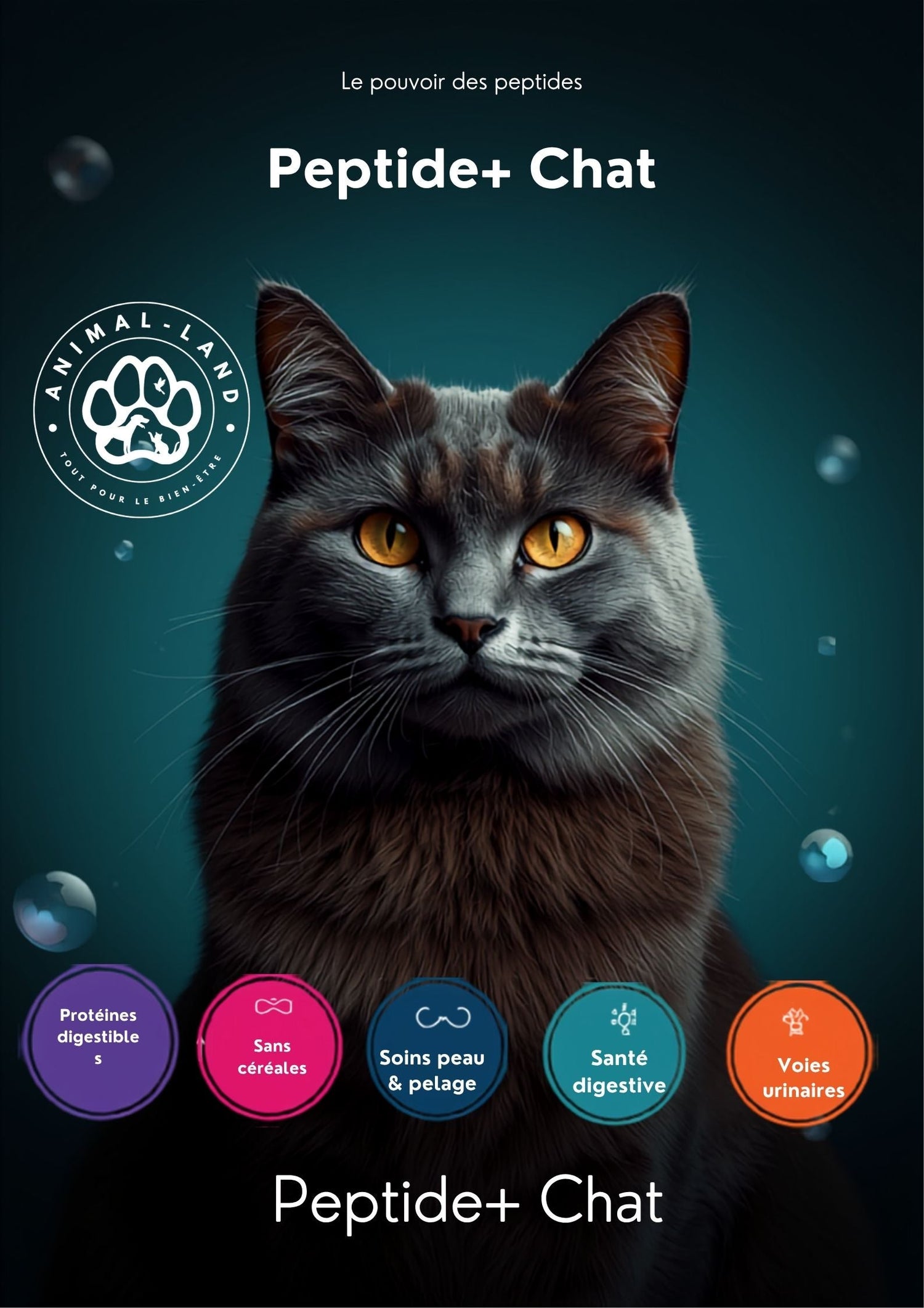 Peptide+ Chat Hypoallergénique Sans Céréales