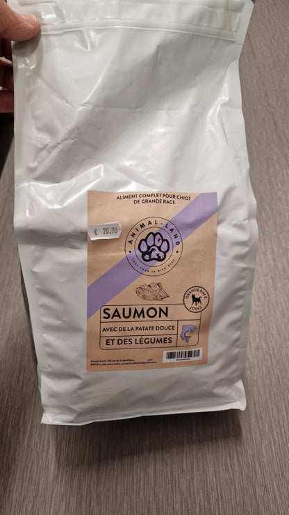 Croquettes Superfood 50% Saumon pour Chiot de Grande Race
