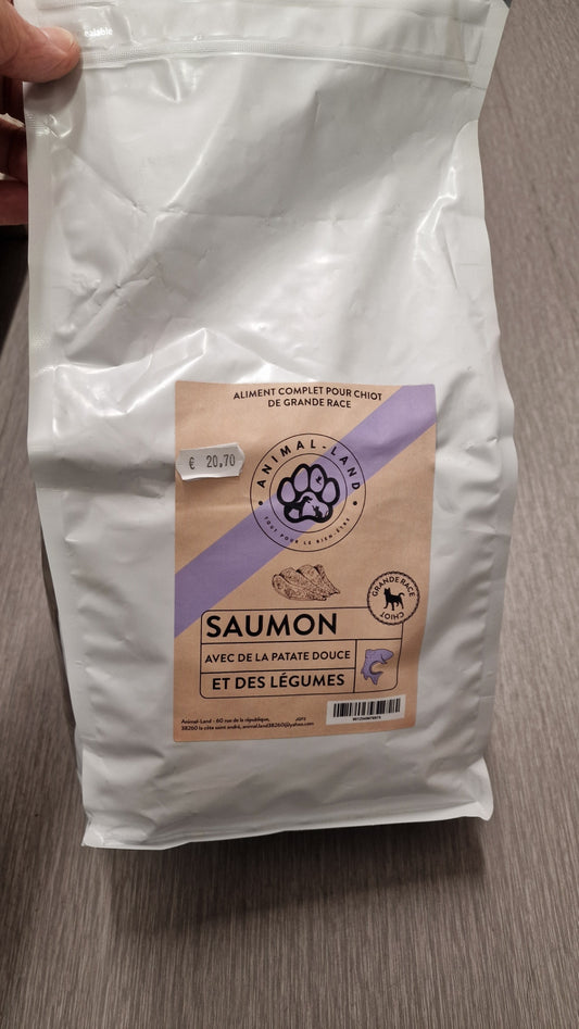Croquettes Superfood 50% Saumon pour Chiot de Grande Race