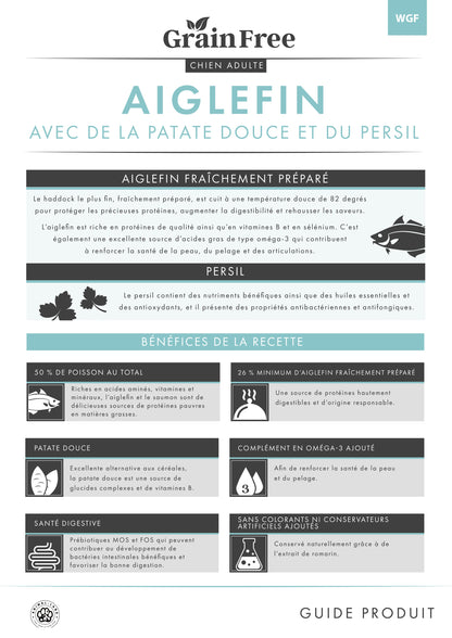 Origine 50 — Adulte Aiglefin, patate douce, persil - Adulte