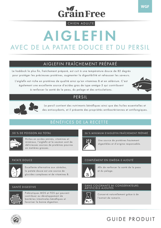 Origine 50 — Adulte Aiglefin, patate douce, persil - Adulte