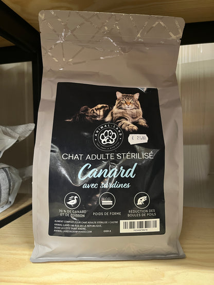 Connoisseur Canard et Sardines 70% pour chat
