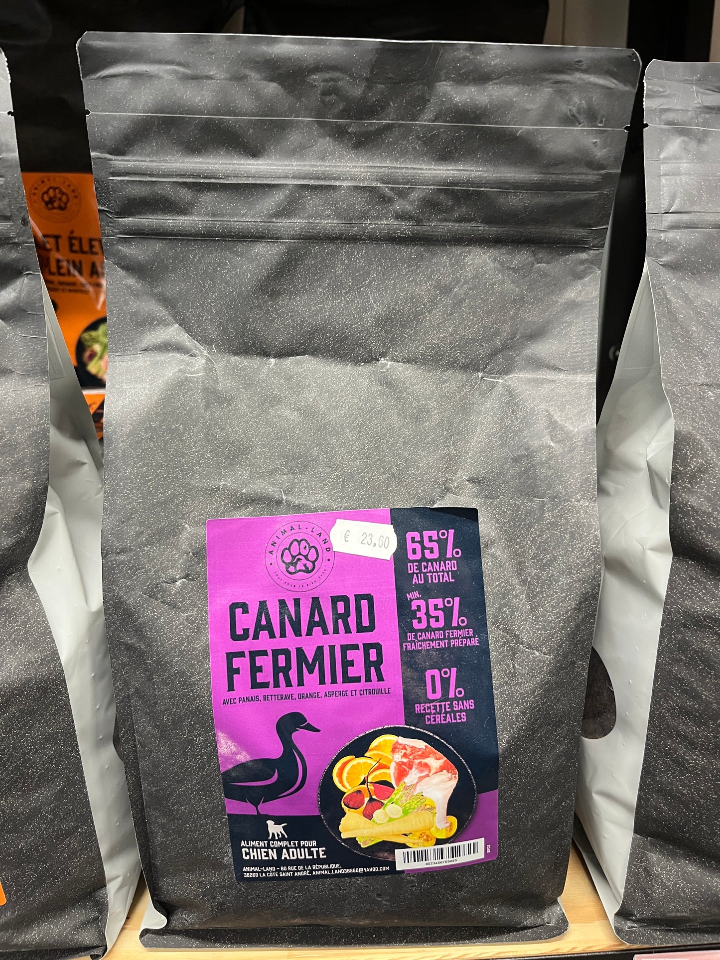 Croquettes Superfood 65% Canard pour Chien Adulte Sans Céréales