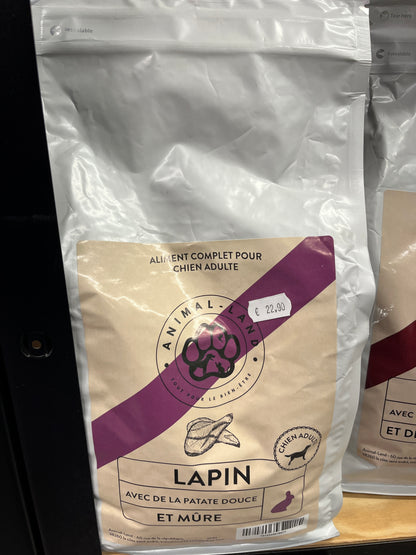 Croquettes Superfood 50% Lapin pour Chien Adulte Sans Céréales