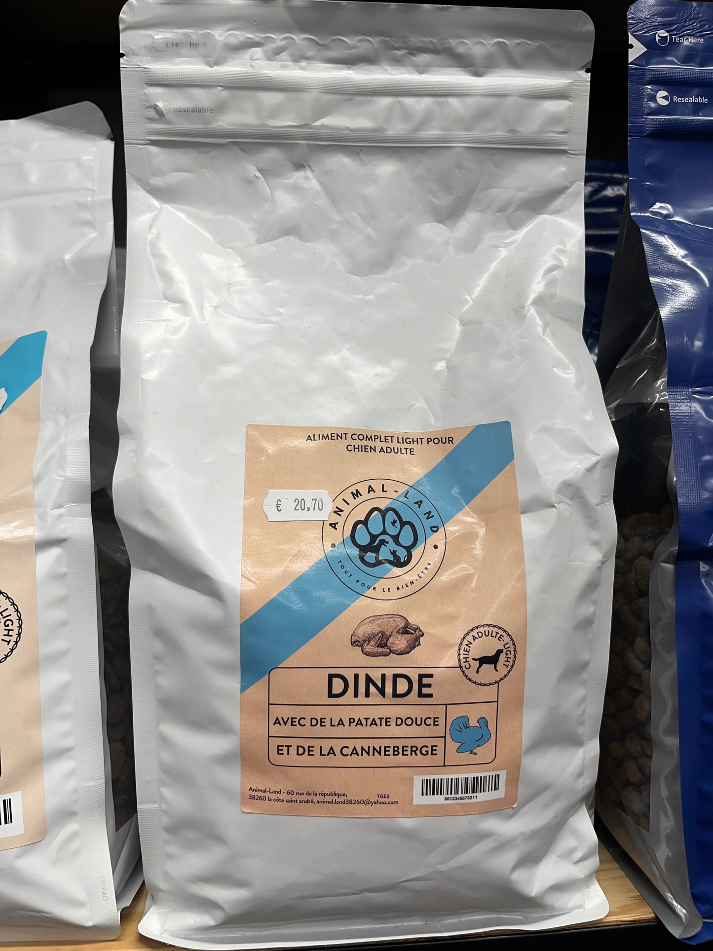 Croquettes Superfood 50% Dinde Patate douce pour Chien Adulte, Sénior et Light