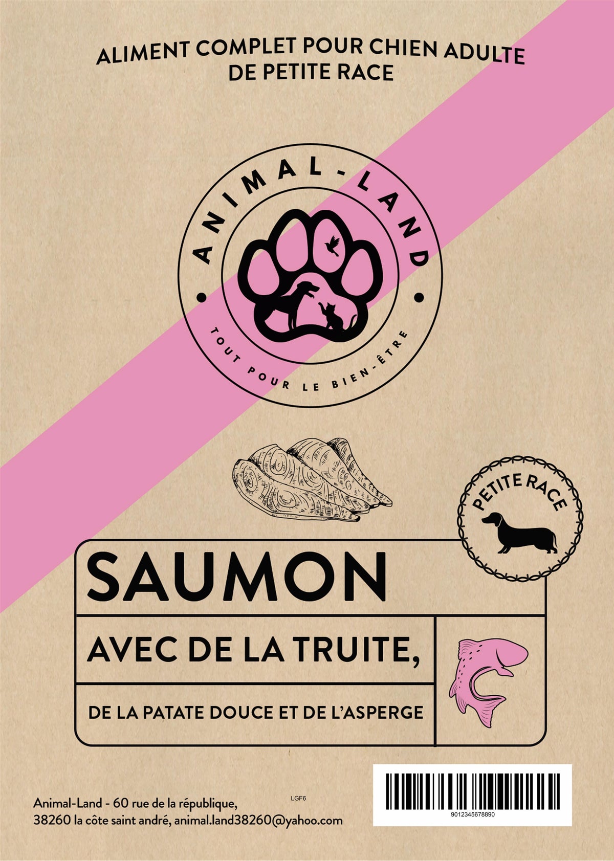 Origine 50 — Adulte Petite Race Saumon & Truite, patate douce, asperge. 50% de saumon et truite frais, sources de protéines de haute qualité
Sans céréales, adapté aux chiens sensibles ou intolérants
Enrichi en prébiotiques MOS et FOS pour une santé digestive optimale
Cuisson douce à 82°C pour préserver protéines, vitamines et minéraux
Supplémenté en oméga-3 pour une peau saine et un pelage brillant
Recette naturelle, sans sous-produits, colorants ni conservateurs artificiels
À base de patate douce.
