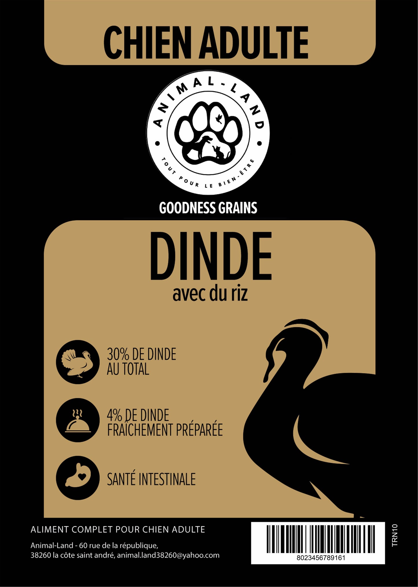 goodness grains dinde avec du riz