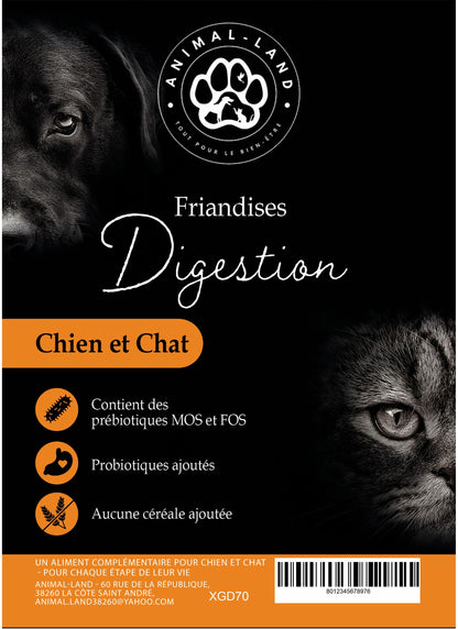 Friandises Digestion Chien Chat – Canard, Prébiotiques, Probiotiques | Animal-Land