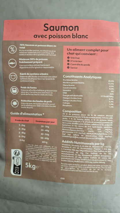 Connoisseur Saumon et Poisson blanc 70% pour chat