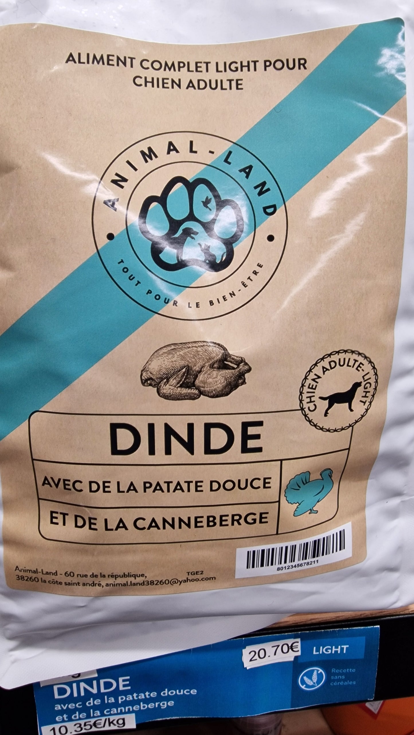 Croquettes Superfood 50% Dinde pour Chien Adulte Light