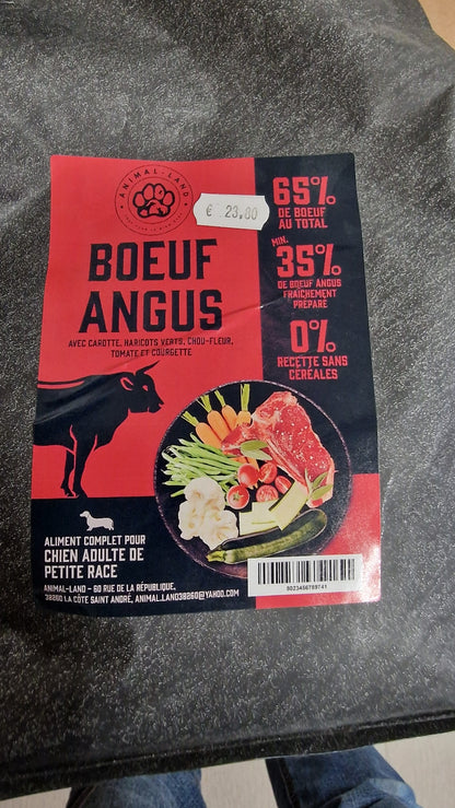 Superfood 65 — Tout Stade de Vie Petite race Bœuf angus, carotte, haricot vert, chou-fleur, tomate, courgette