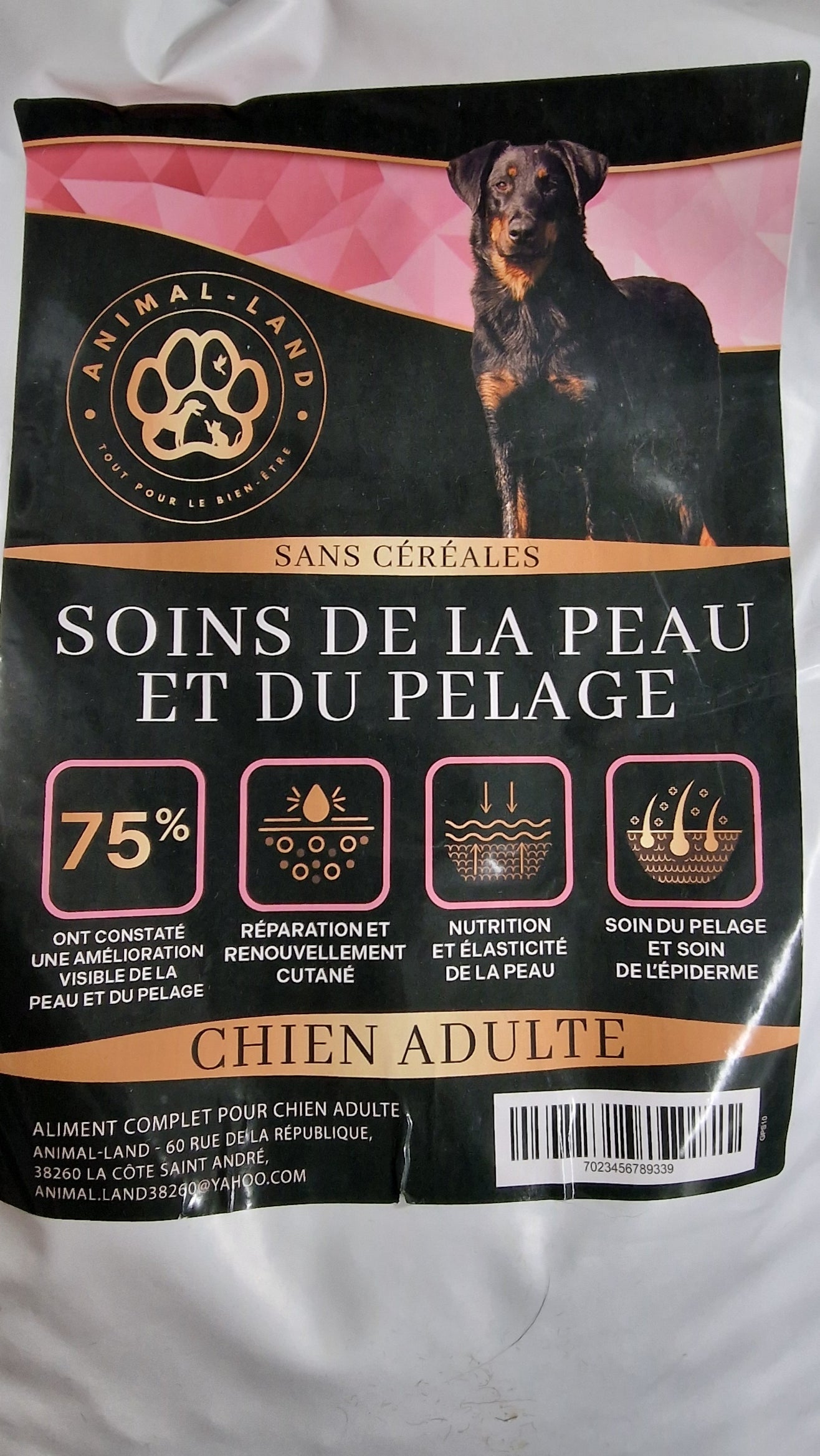 Peptide chien soins de la peau et du pelage