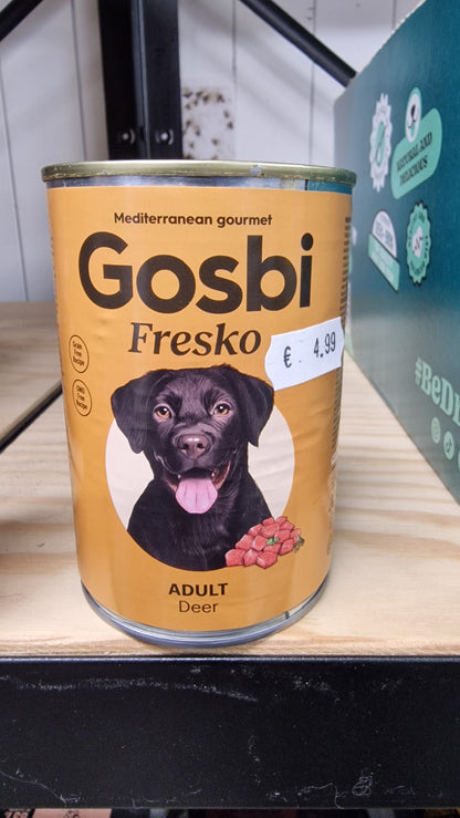 Gosbi Fresko Cerf - Chien Adulte - Aliment Complémentaire Humide