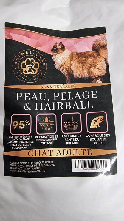 peptide + chat peau pelage & hairball