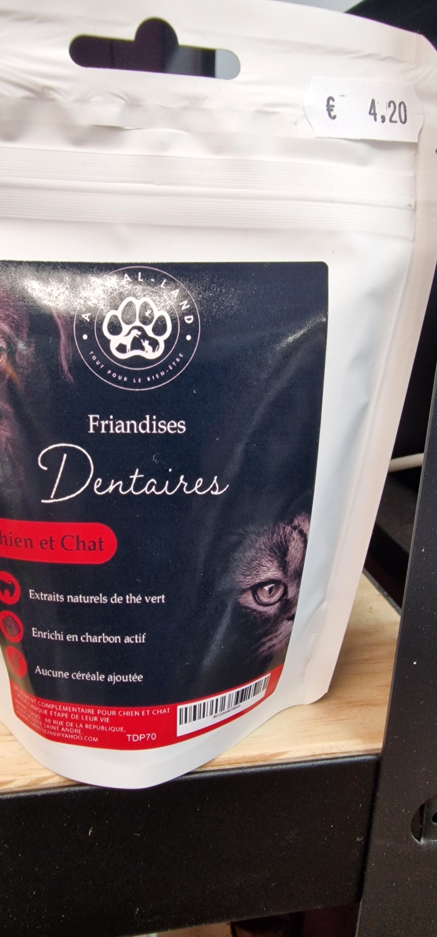 Friandises Dentaires Chien Chat – Dinde, Charbon Actif, Thé Vert | Animal-Land