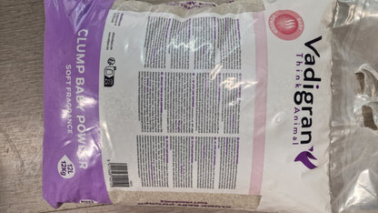 Litière chat agglomérante Vadigran Clump Baby Powder – Bentonite 12 L (12 kg)