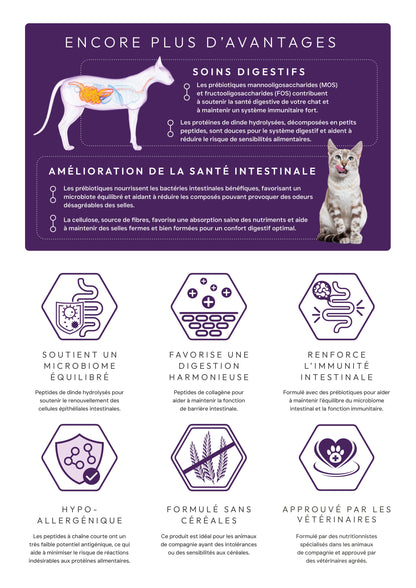 peptide + chat soins gastro-intestinaux et digestifs