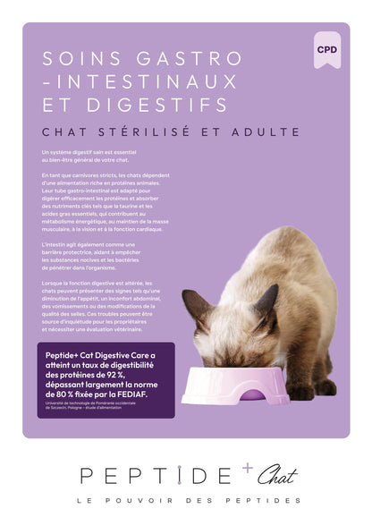 peptide + chat soins gastro-intestinaux et digestifs