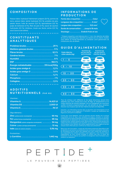 Précision 3 — Contrôle du Poids & Articulations Poisson blanc hydrolysés - Adulte