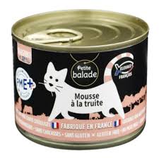 Petite Balade Mousse à la Truite 200g – Pâtée sans Céréales pour Chat