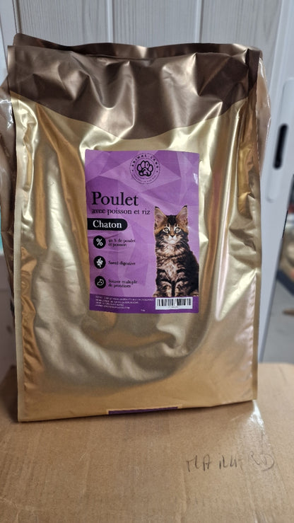 Croquettes Super Premium Poulet Poisson pour chaton