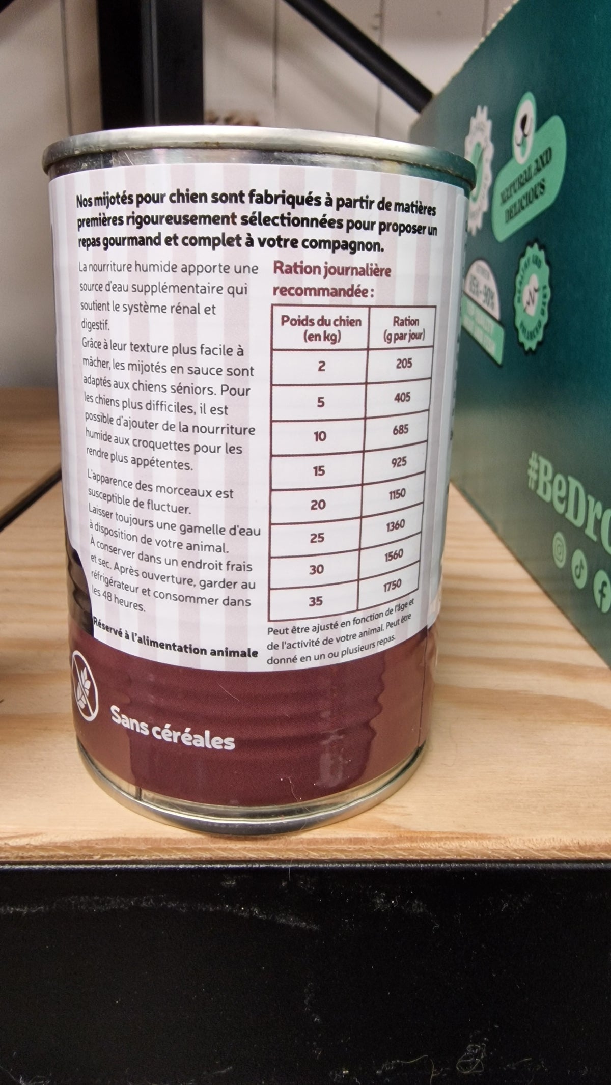 Mijoté Sanglier, Jambon & Baies Sauvages - Chien Adulte - 400g