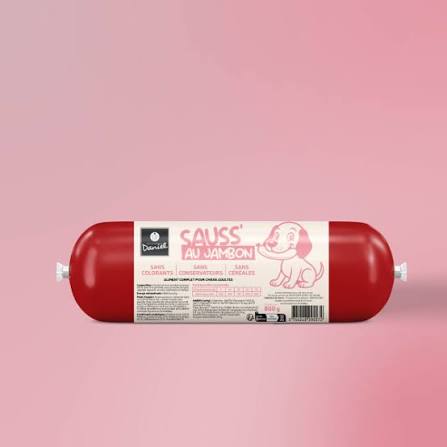 Saucisson au Jambon - Chien Toutes Tailles - 800g