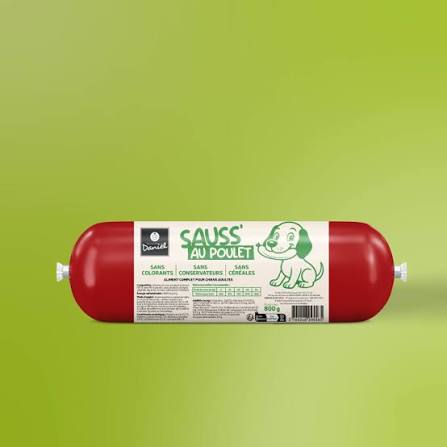 Saucisson au Poulet - Chien Toutes Tailles - 800g