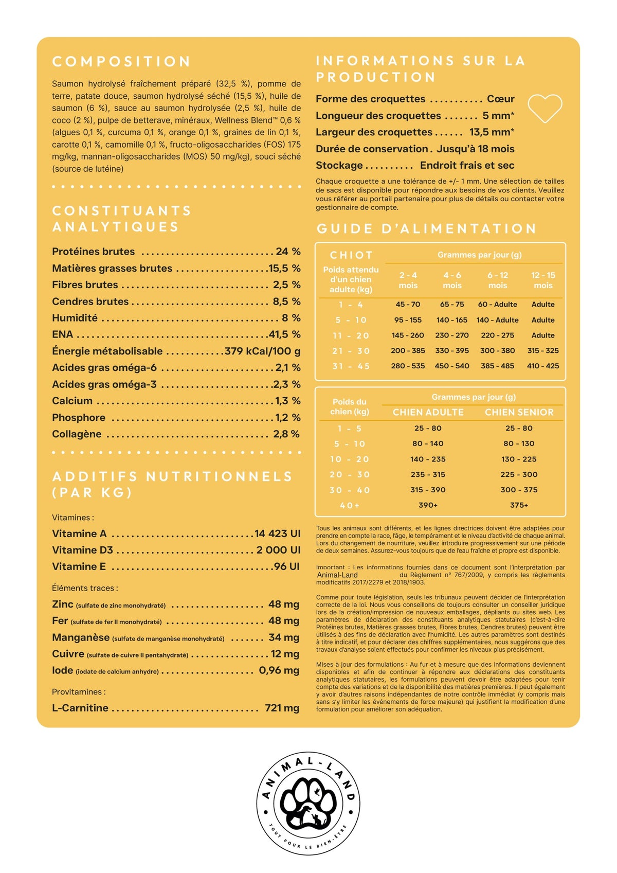 Précision 3 — Vitalité Hypoallergénique Saumon hydrolysé - Tout stade de vie
